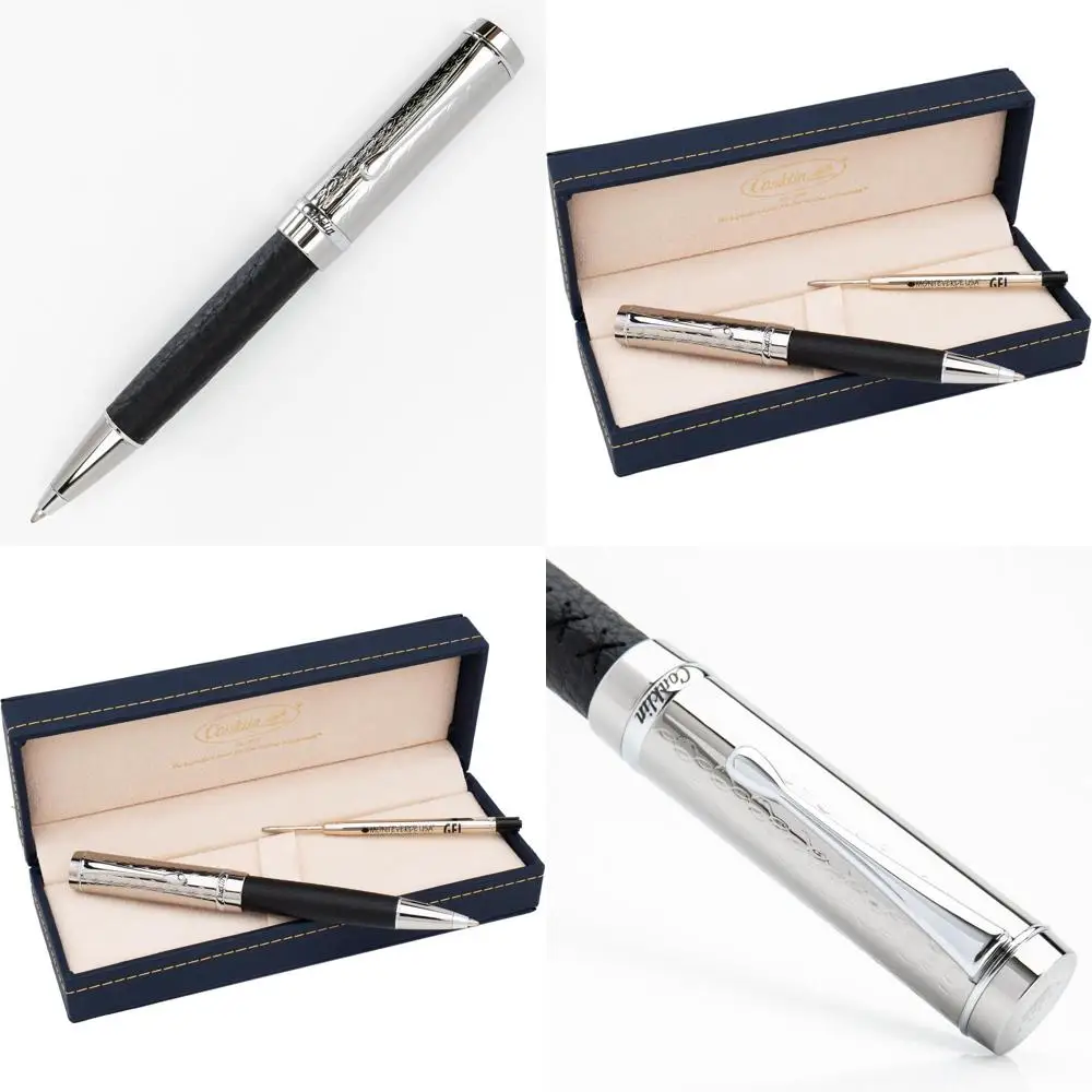 

Luxury Marbled Ballpoint Pen with Black Gel Refill - Exclusive Holiday Gift for Professionals