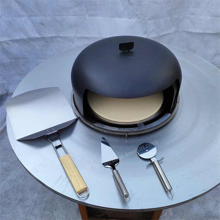 Pizza Wood Dome Bbq Double Oven Freestanding Cover Chain Door Charcoal Tools Set Portable Grill Accessories Tool