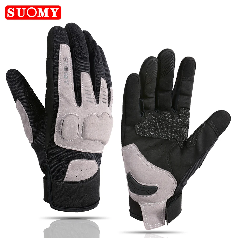 SUOMY Frauen Rosa Sommer Motorrad Handschuhe Touchscreen Moto Racing Motocross MTB Motorrad Handschuhe Männer Atmungsaktive Anti-herbst Handschuhe