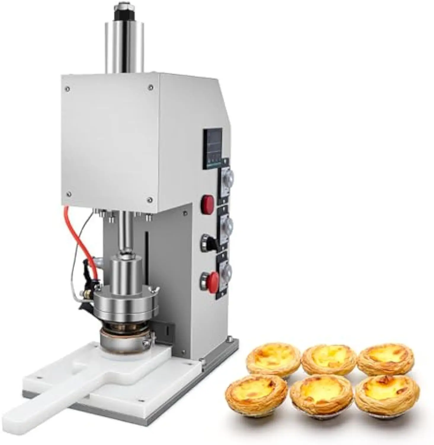 Semi-Automatic Commercial Egg Tart Pressing Machine Button Control Panel Egg Tart Forming Machine