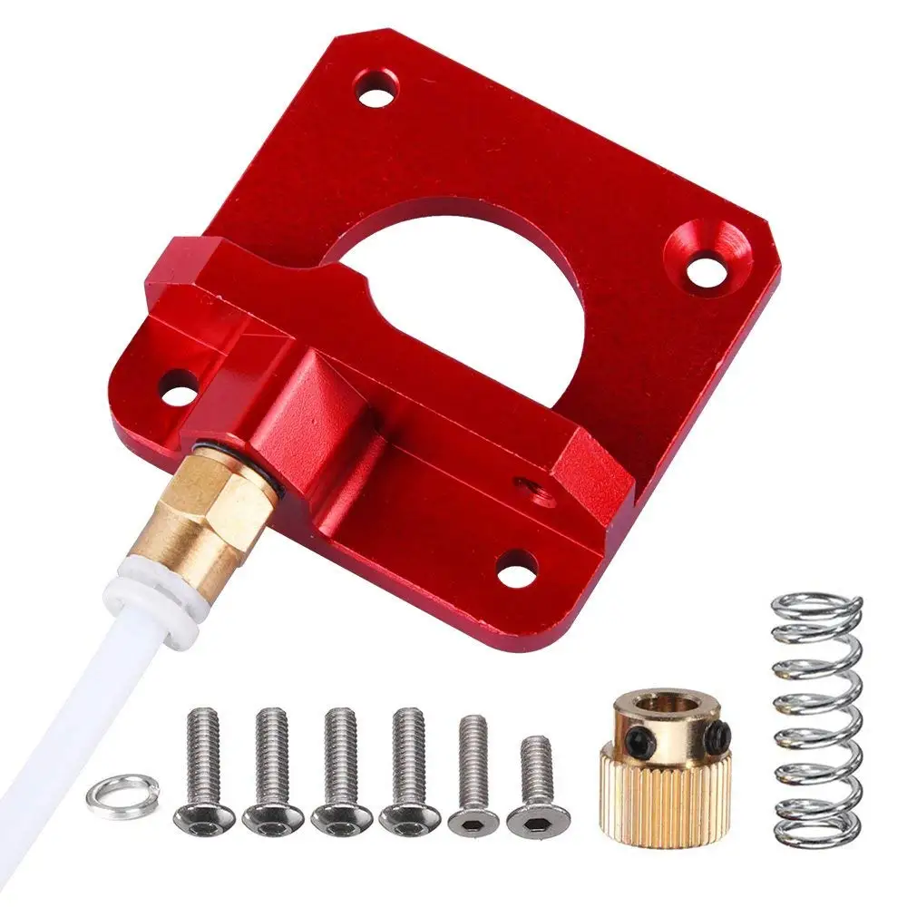 Upgraded MK8 Extruder Aluminum Drive Feed Replacement 3D Printer Extruders Kit for Creality CR-10,CR-10S,CR-10 S4,RepRap Prusa