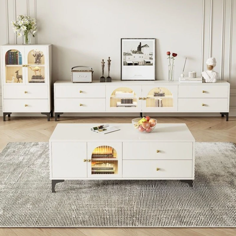 

Storage Modern Coffee Tables Aesthetic Simple White Nordic Coffee Tables Rectangular Drawers Mesa De Centro De Sala Furnitures