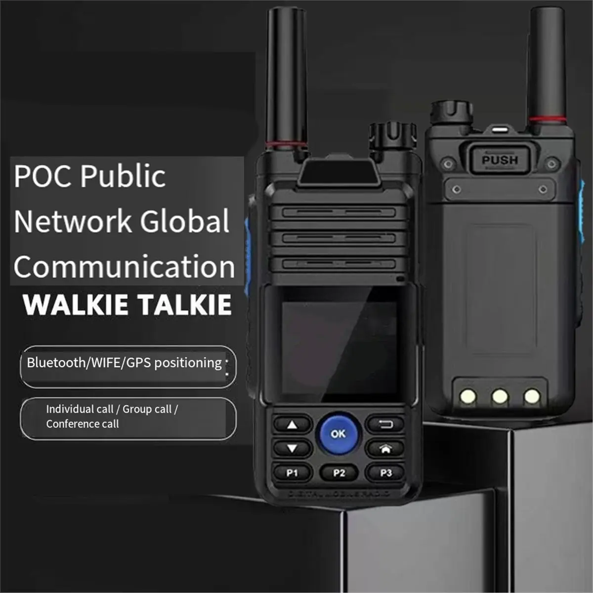 B5 اسلكية تخاطب 4G راديو مع بطاقة Sim بلوتوث طويلة المدى اتجاهين راديو اسلكية تخاطب المهنية تخاطب #3