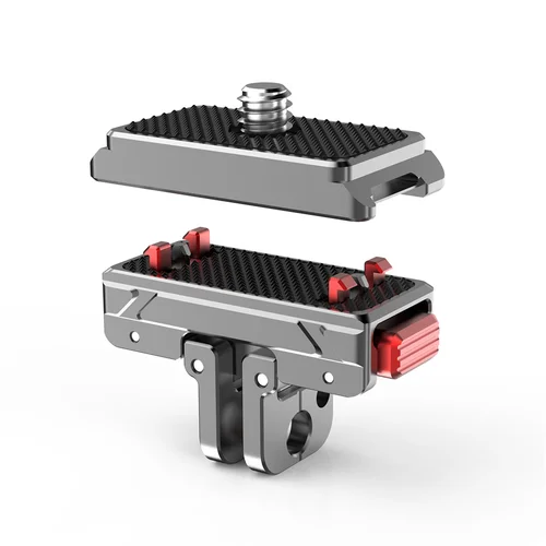 Imagen 1 del producto Nueva Base adaptadora magnética de liberación rápida para Gopro 12 Insta360 x4 x3 Ace/Ace Pro ONE X2 placa de montaje del adaptador del trípode de la cámara de acción