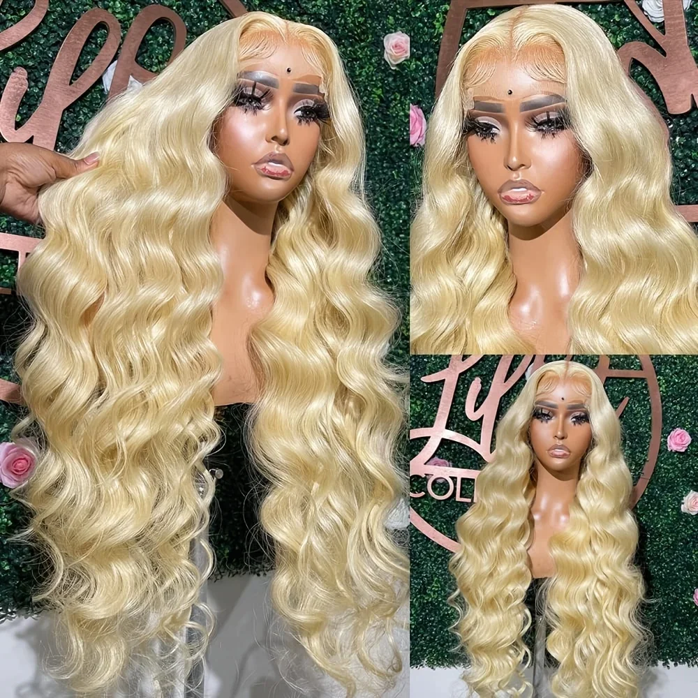 13x4 613 Lace Front Wig Human Hair Body Wave Lace Front Wigs Human Hair Glueless Brazilian Virgin Lace Frontal Blonde Wigs