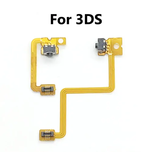 Imagen 2 del producto JCD 1/3 Uds L R botón de hombro con Cable flexible para 3DS 3DSLL 3DSXL nuevo 3DS LL XL reparación interruptor izquierdo derecho gatillo