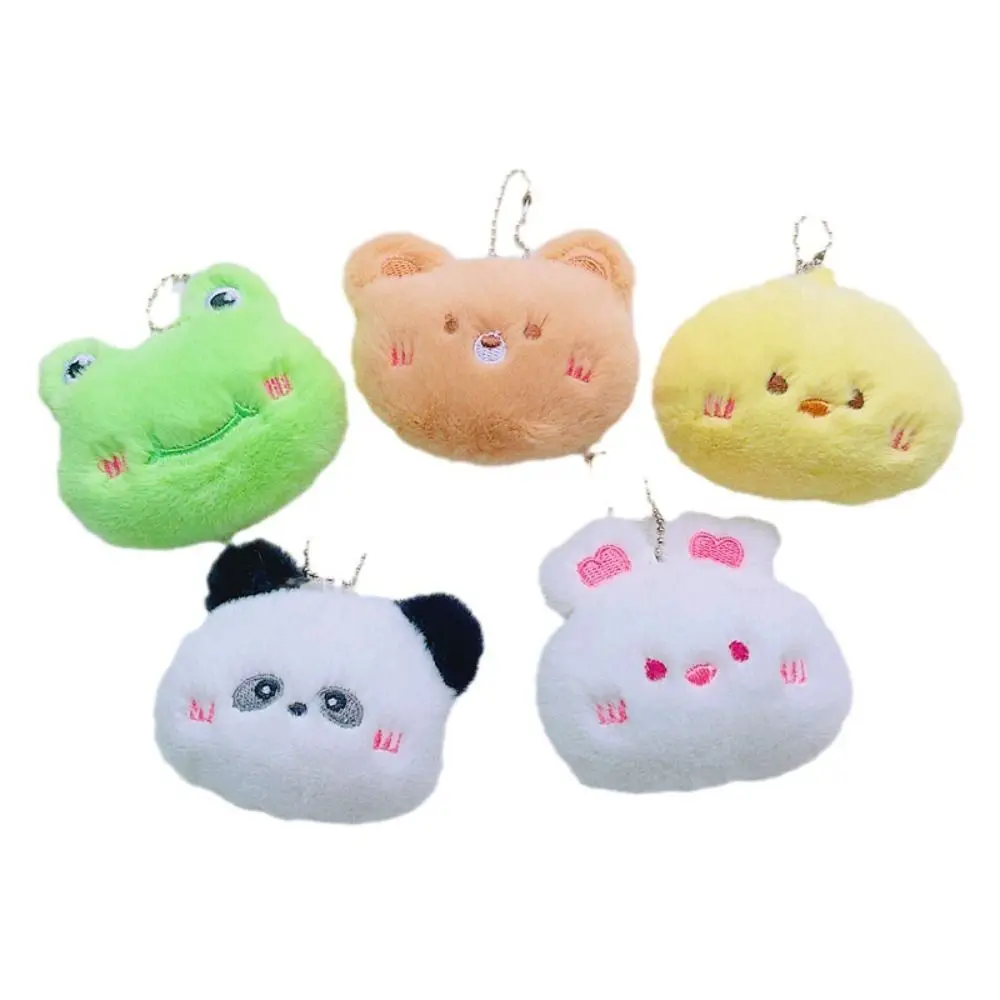 Lovely Panda Frog Bear Mini Doll Pendant Cartoon Gift Hanging Ornament Handbag Accessories Animal Keychain