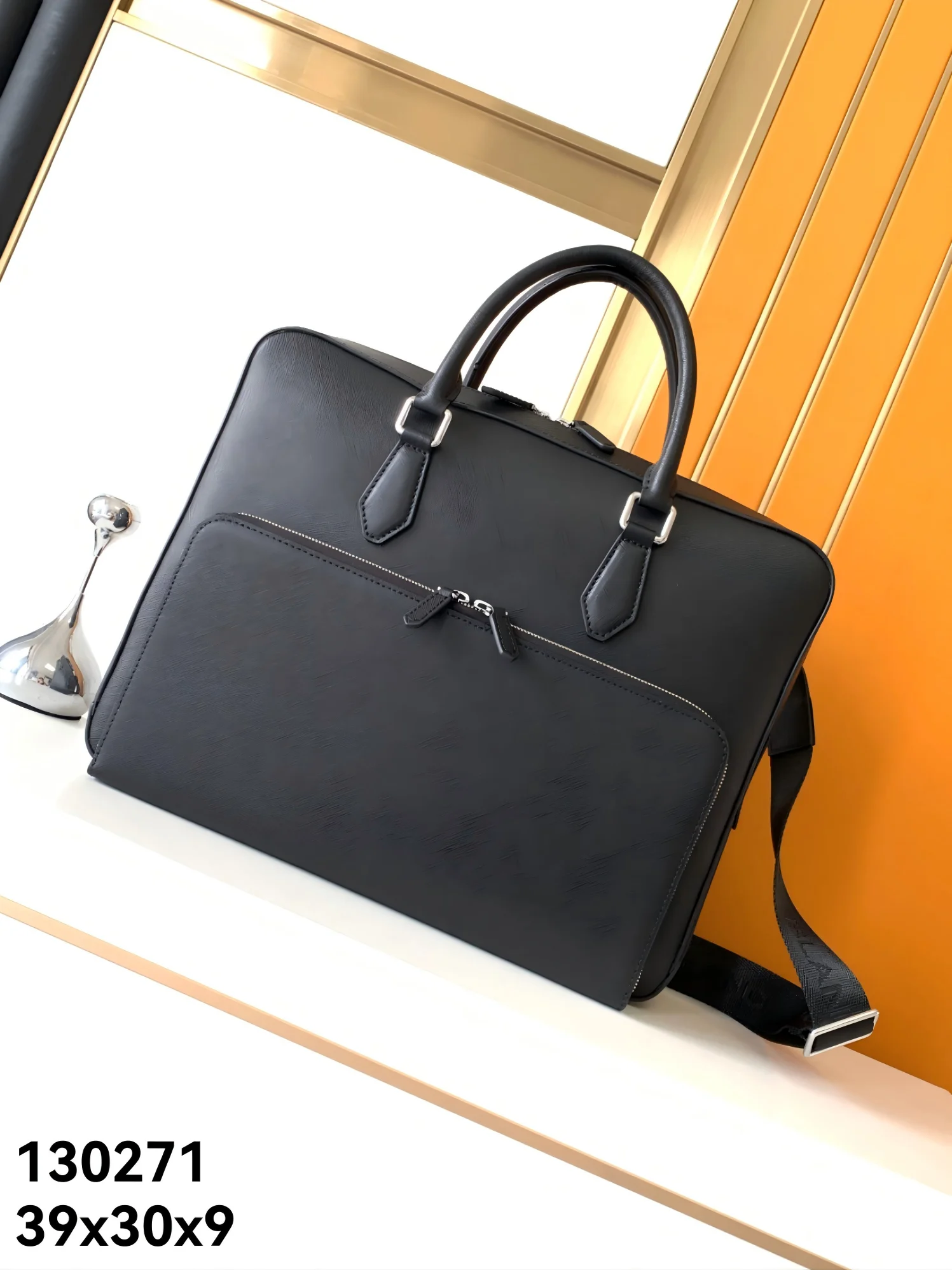 2026 Bag   Men's Genuine Leather Briefcase, Large Laptop Bag for Commuter, Premium Business Handbag
