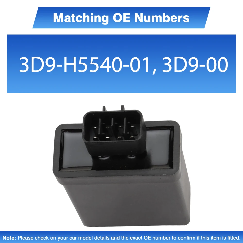 

3D9-H5540-01 3D9-00 8-Pin Motorcycle CDI Ignition Module For Yamaha XTR125 XTX125 XT125R YBR125 2005-2006 XT125X 2007