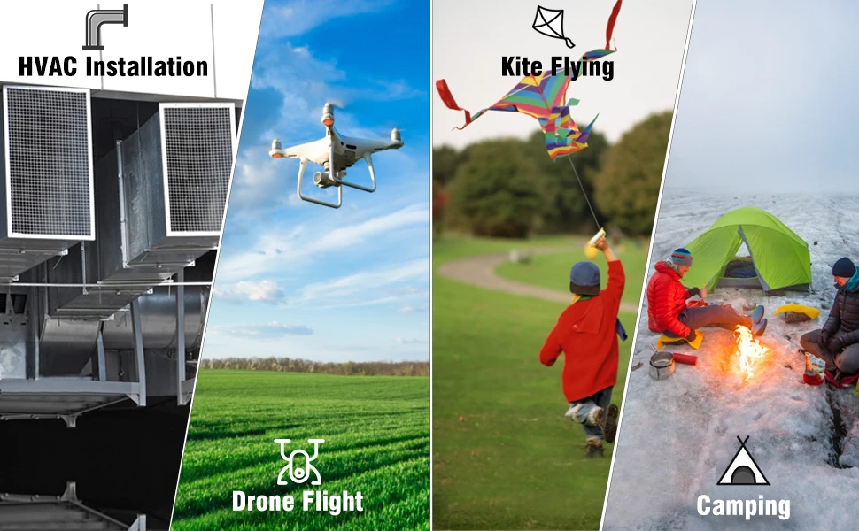 Cup Anemometer Operating Instructions: Usage, Safety Notes, Functions & Technical Data