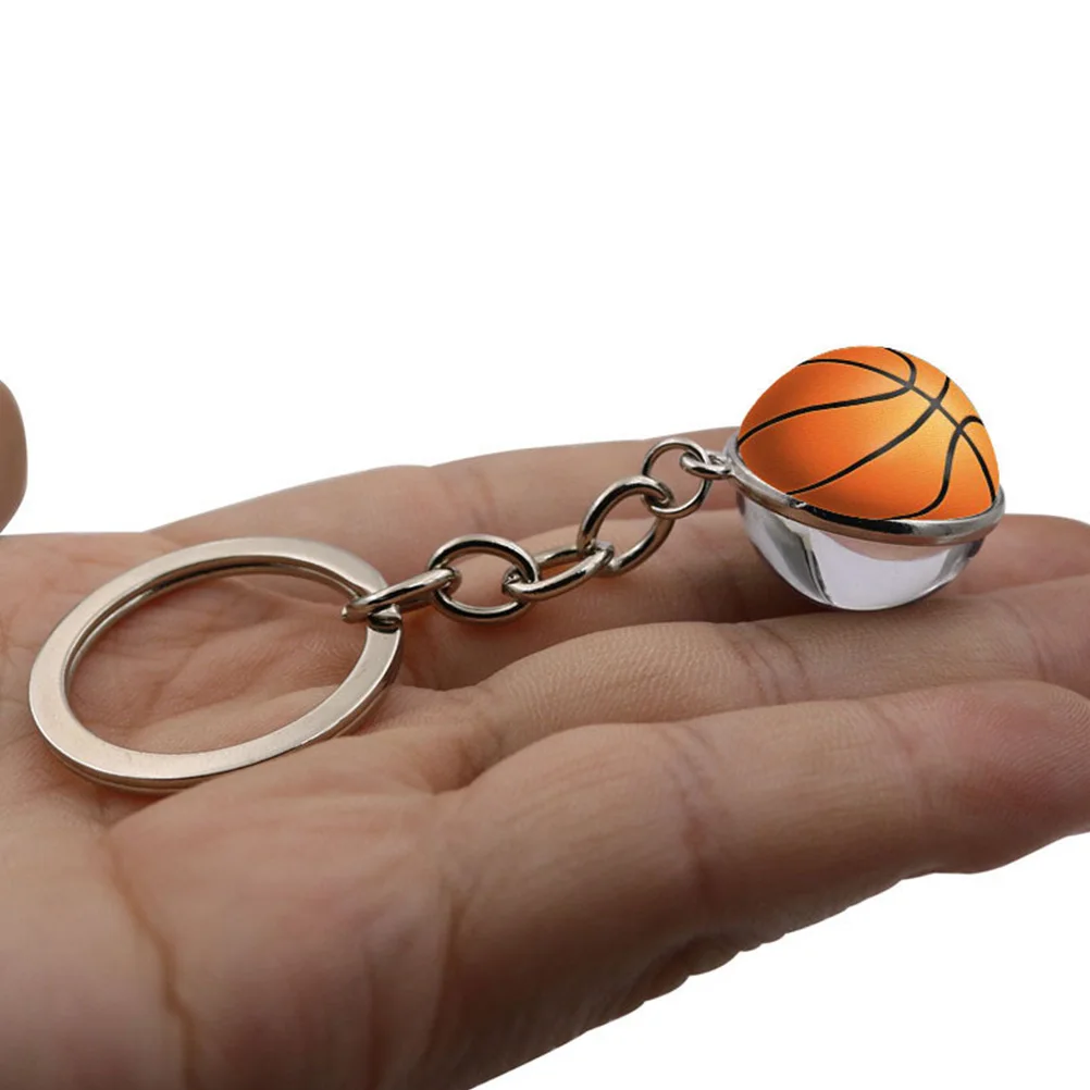 

Basketball Keychains Mini Sports Ball Key Pendant for Boys Lightweight Durable Creative Keychain Backpack nament