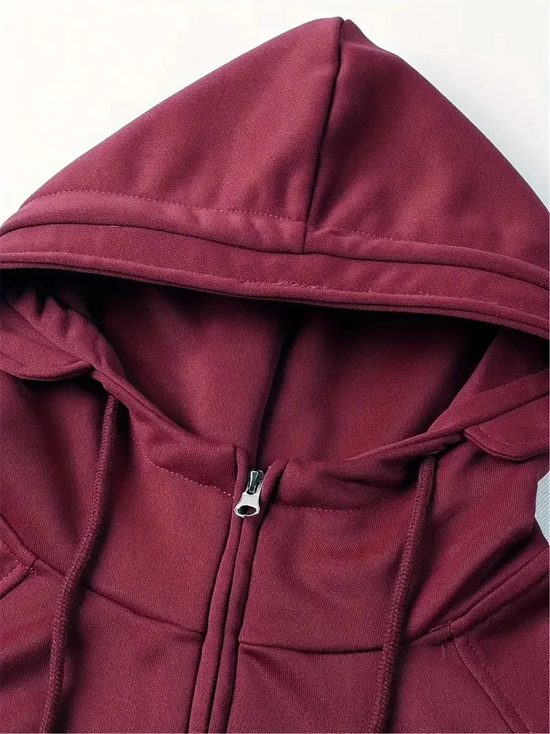 Herren Freizeit-Sport-Hoodie Neuer Stil Outdoor Dick Modisch Locker Langärmeliger Pullover mit Mehreren Taschen – Detail 13