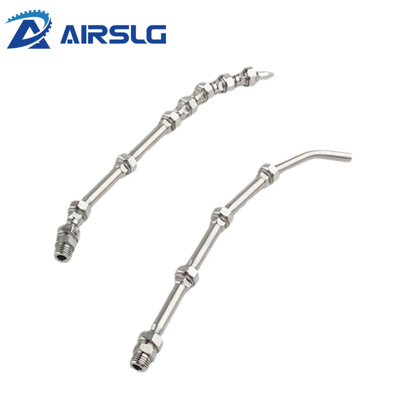 Stainless Steel High-Pressure Universal Adjustable Spherical Nozzle CNC Machining Cooling Pipe CNC Machine Tool Nozzle