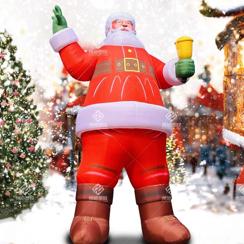 Giant Inflatable Santa Claus Outdoor Shopping Mall Holiday Decoration Inflatable Advertising Decoration