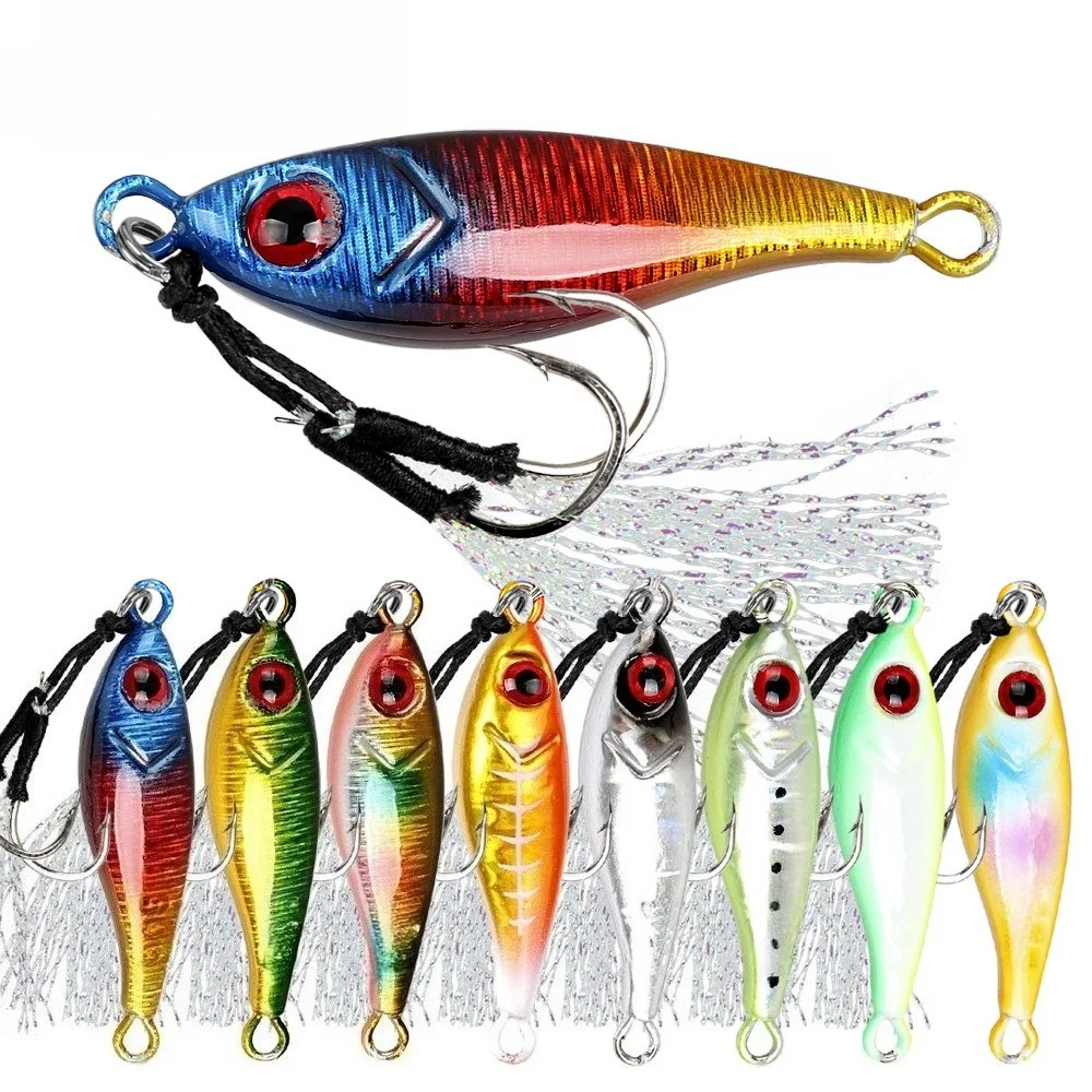 1 Pcs Long-Cast Slow-Retrieve Artificial Lure 4.5Cm 15G Glow-In-The-Dark Double…