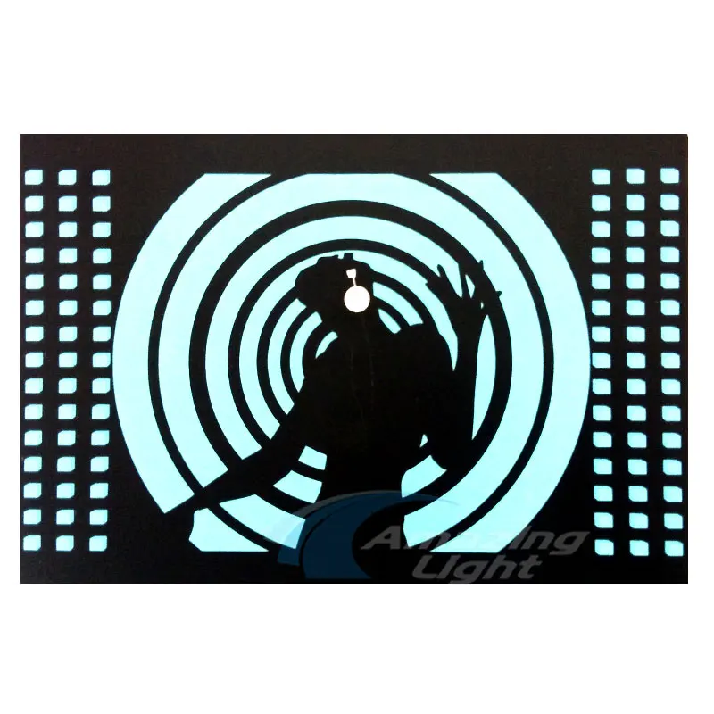 Advertising EL Backlight Light Up Music El Panel Sound Activated Flashing El Panel Customizable