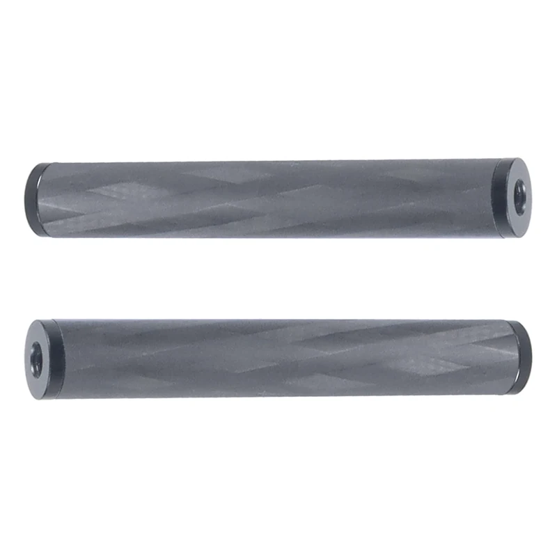 15mm Kohle faser stange mit zwei 1/4-20*6mm Gewinde für DSLR-Kamera folgen Fokus System Kamera Schienen stange schwarz 1/4mm – Detail 3