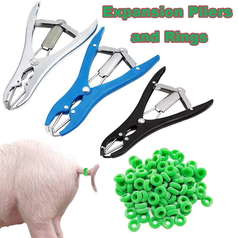 إزالة ذيل الماشية خنزير الأغنام كسر الذيل الإخصاء ذو طيات وحلقات مطاطية جسيمية جهاز الإخصاء اللوازم البيطرية