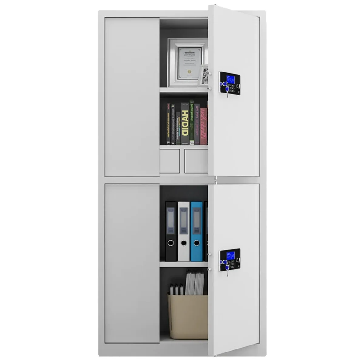 Electronic password, confidential cabinet, iron file cabinet, office fingerprint lock, storage, financial information, file safe