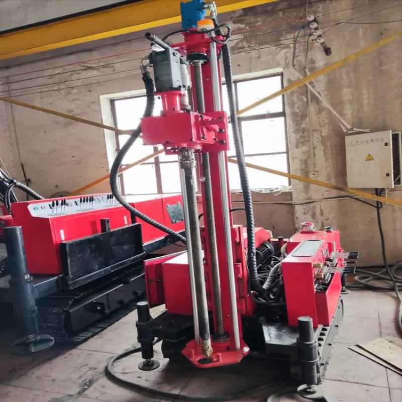 Jet Grouting Drill Rig Mobile Crawler System with Long Mast for Dam Grouting Foundation Anchor Nail Work