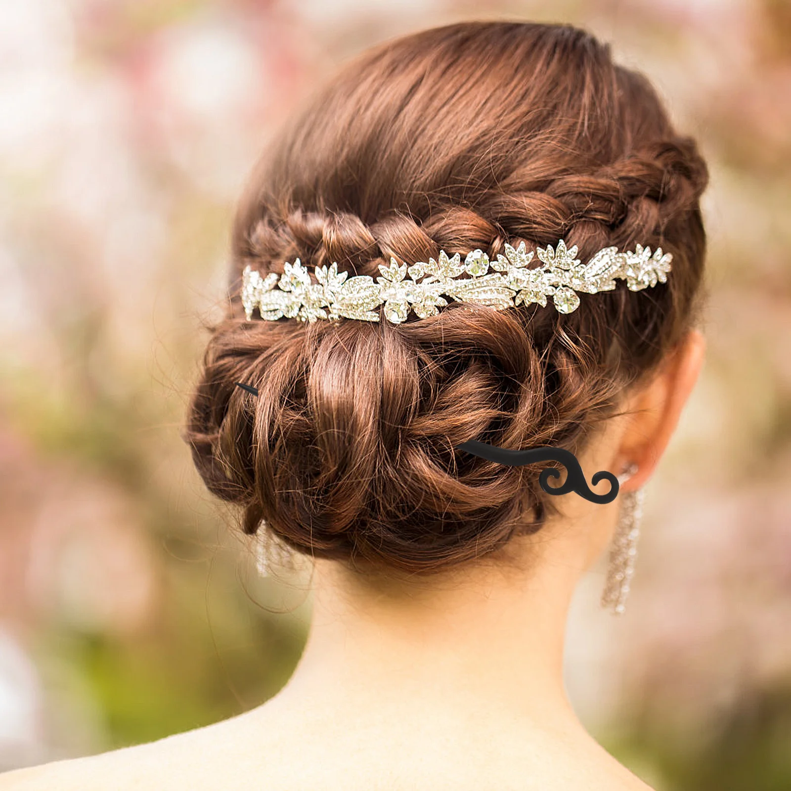 

5Pcs Wood Retro Hair Sticks Handcrafted Vintage Hairpins Minimalist Chopsticks Style for Buns Chignons Bridal Party Wear Daily