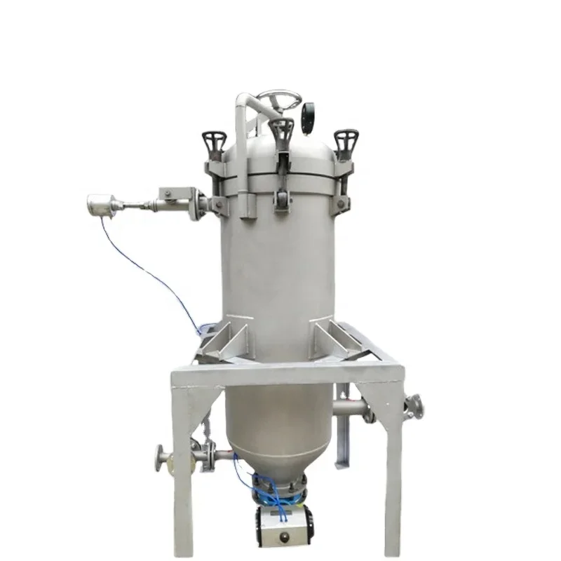 Automatic Vertical  leaf filter filtration equipment leaf filter for fat filtration