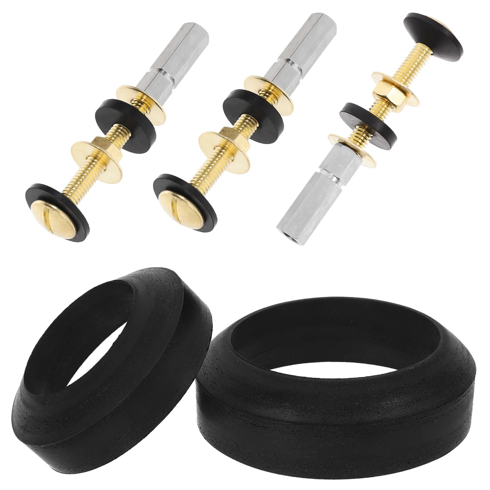 1 مجموعة 1 مجموعة المرحاض خزان البراغي مجموعات ربط السيراميك الارضي استبدال أجزاء ل مقعد المرحاض السحابات دائم فلوش موصلات تركيبات الأجهزة