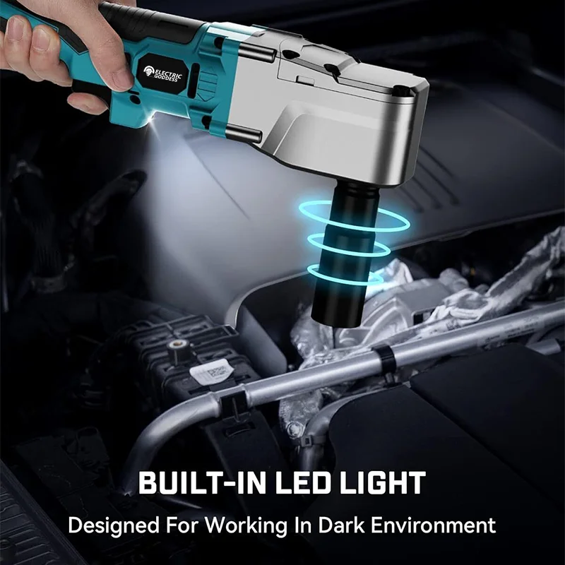 220FT/LBS Electirc Wrench Cordless Ratchet Wrench Brushless Motor Hand-held Wrench Electric tool For Makita 18V Battery Pin