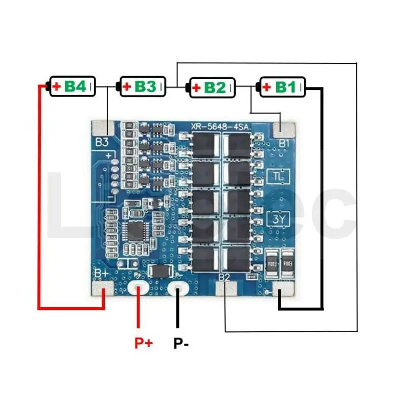 Lifepo4 1S 2S 3S 4S BMS مجلس حماية 3.2V 6.4V 9V 12V 18650 32650 32700 الليثيوم الحديد الفوسفات بطارية تهمة التفريغ لوحات