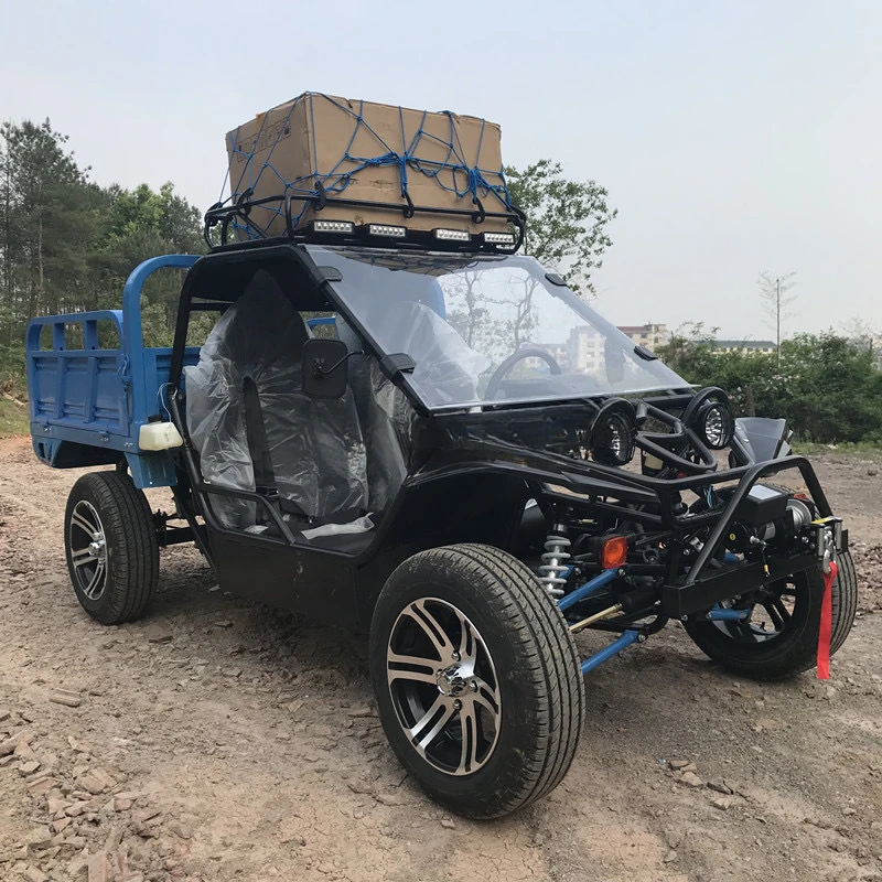 ATV four-wheel agricultural all-terrain desert farmer\'s vehicle with bucket