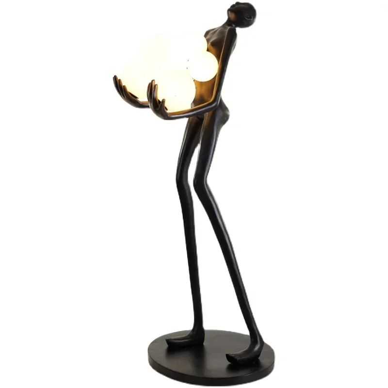 Humanoid art sculpture floor lamp living room design sense modern creative exhibition hall decorative pieces modeling