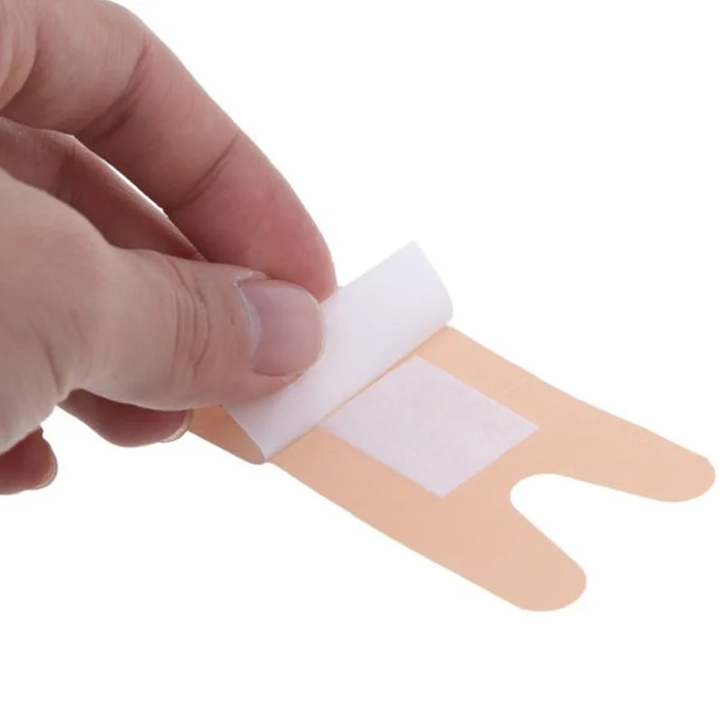 

100pcs/lot Wound Strips Finger Waterproof Care Bandages Bandaid Patches Adhesive Plasters Fabric Body Sticky Dressing Protection