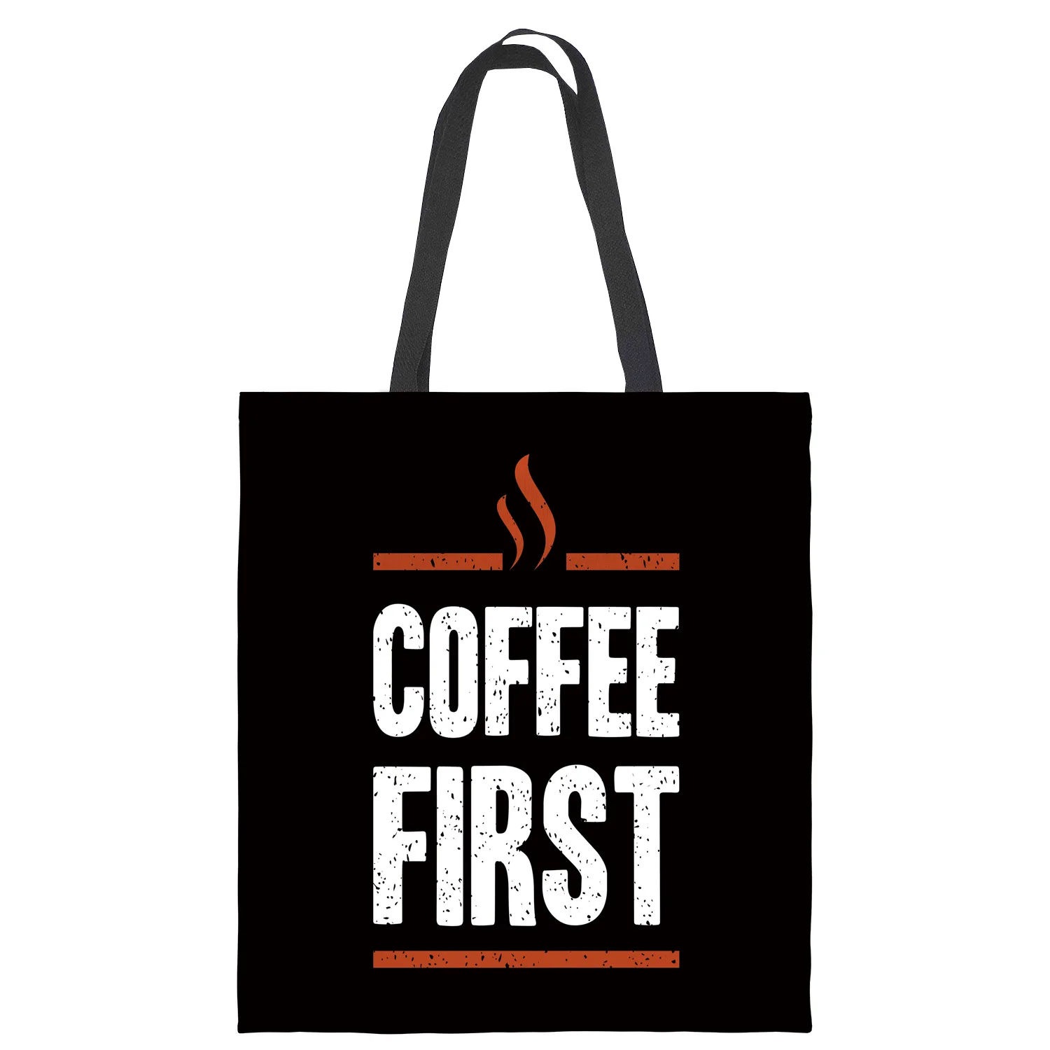 Coffee Shop Advertisement Bag Gift Handbag Fashion Handbag Large Capacity Shopping Totes Ladies Shopping Bag Can Be Personailzed