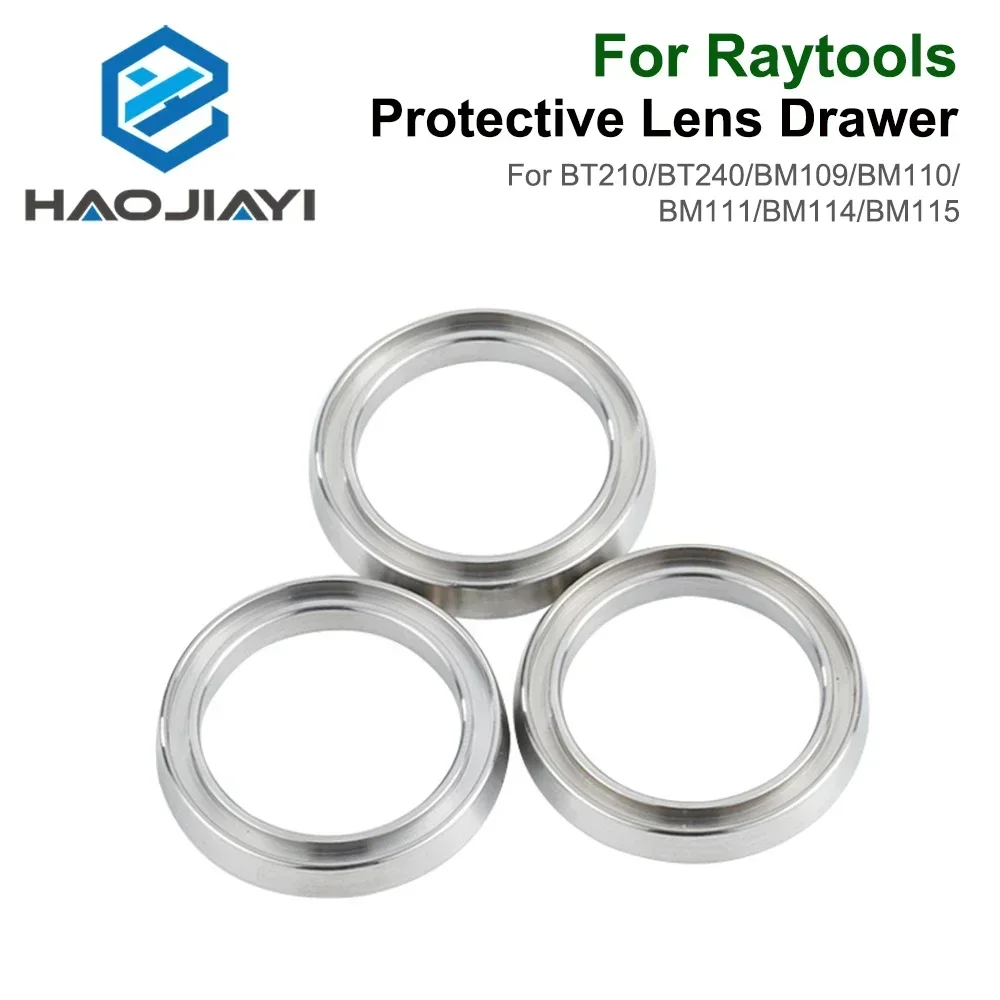 واقية عدسة درج ل Raytools الألياف الليزر BT210/240S BM110/111/114/115 37x7 27.9x4.1 مللي متر حلقة الختم غسالة غطاء العدسات مقعد