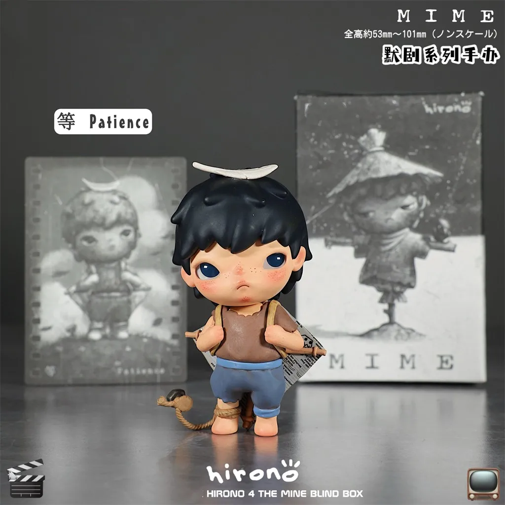 

Original Hirono Mime Series Blind Box Mystery Box Guess Bag Toys Doll Cute Anime Figure Desktop Ornaments Collection Model Gift