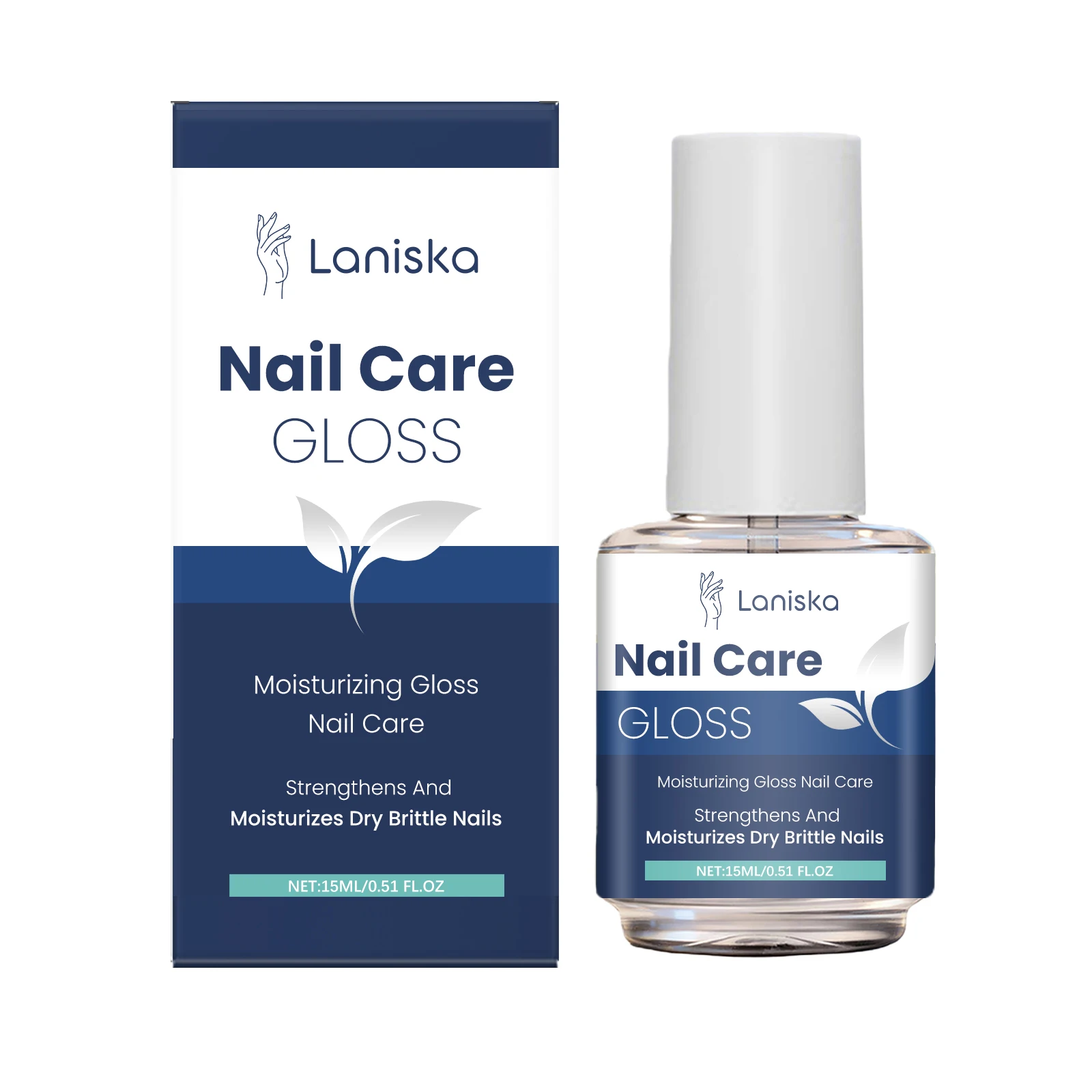 مقوي الأظافر والنمو: مقوي طلاء الأظافر لعلاج الأظافر التالفة، إصلاح طبيعي يمنع تكسير اللون