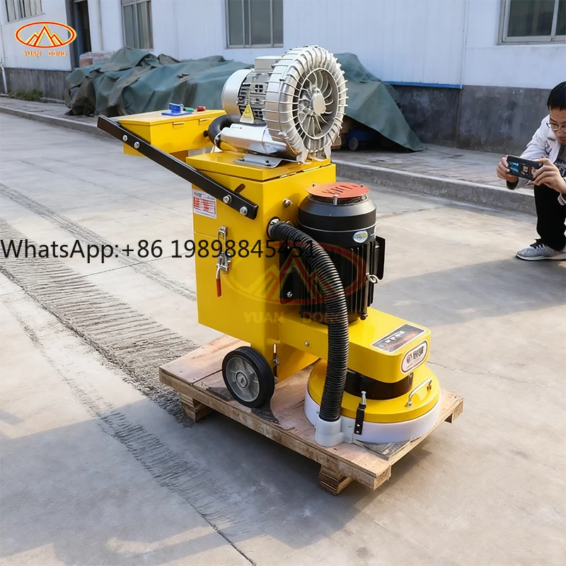 高出力コンクリートグラインダー 450kg 歩行式コンクリート床研磨機 業務用床向け