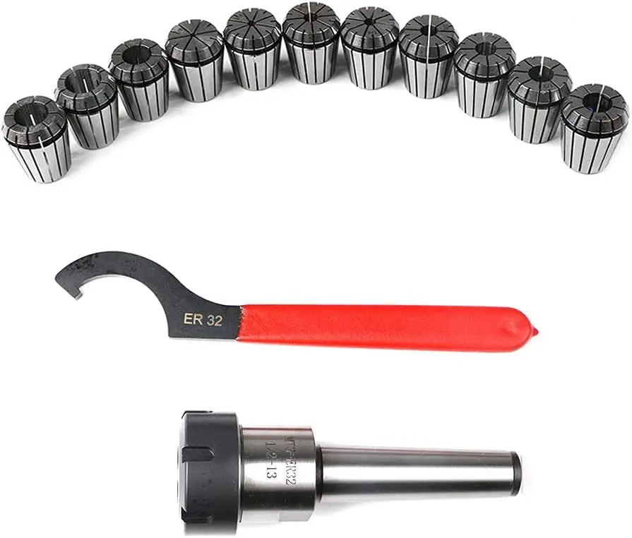 MT3-ER32-11PCS cartridge chuck set with wrench