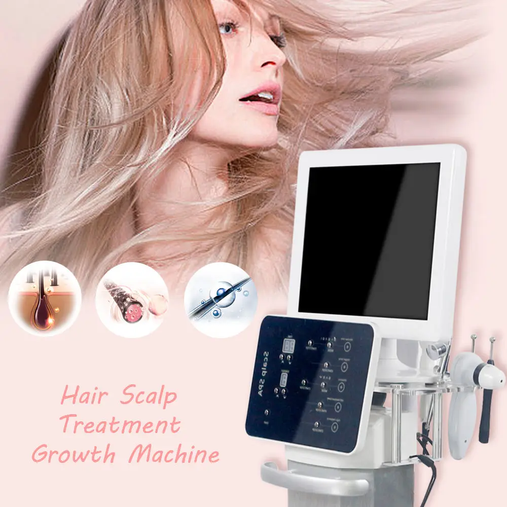 Hair Follicle Detection Scalp Treatment Machine Hair Analyze Scalp Care Massage lllt Hair Regrowth Device