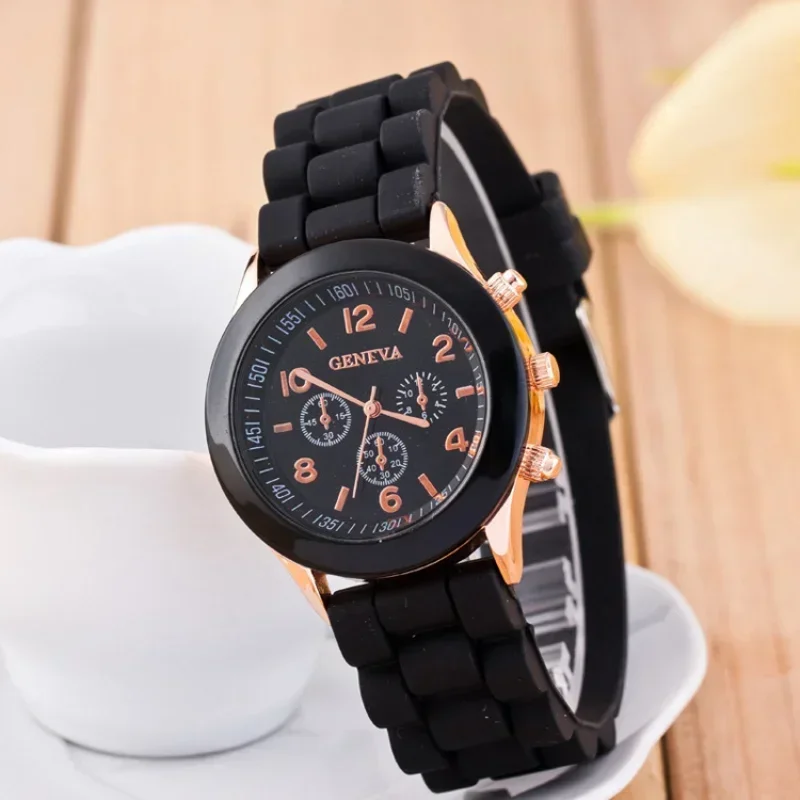 Women Watches 2025 New Fashion Luxury Brand Women\'s Watch Silicone Strap Quartz Wrist Watch For Female Relogio Feminino Zegarki