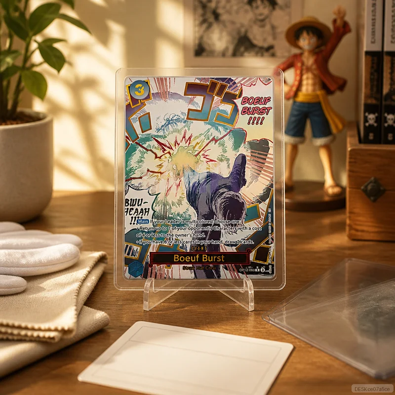 Коллекционные карты Boeuf Burst OP12-060 DIY One Piece OPCG, самодельные одиночные карты, классическая игра, аниме-карты, подарок, игрушка, 5 шт., 10 шт.