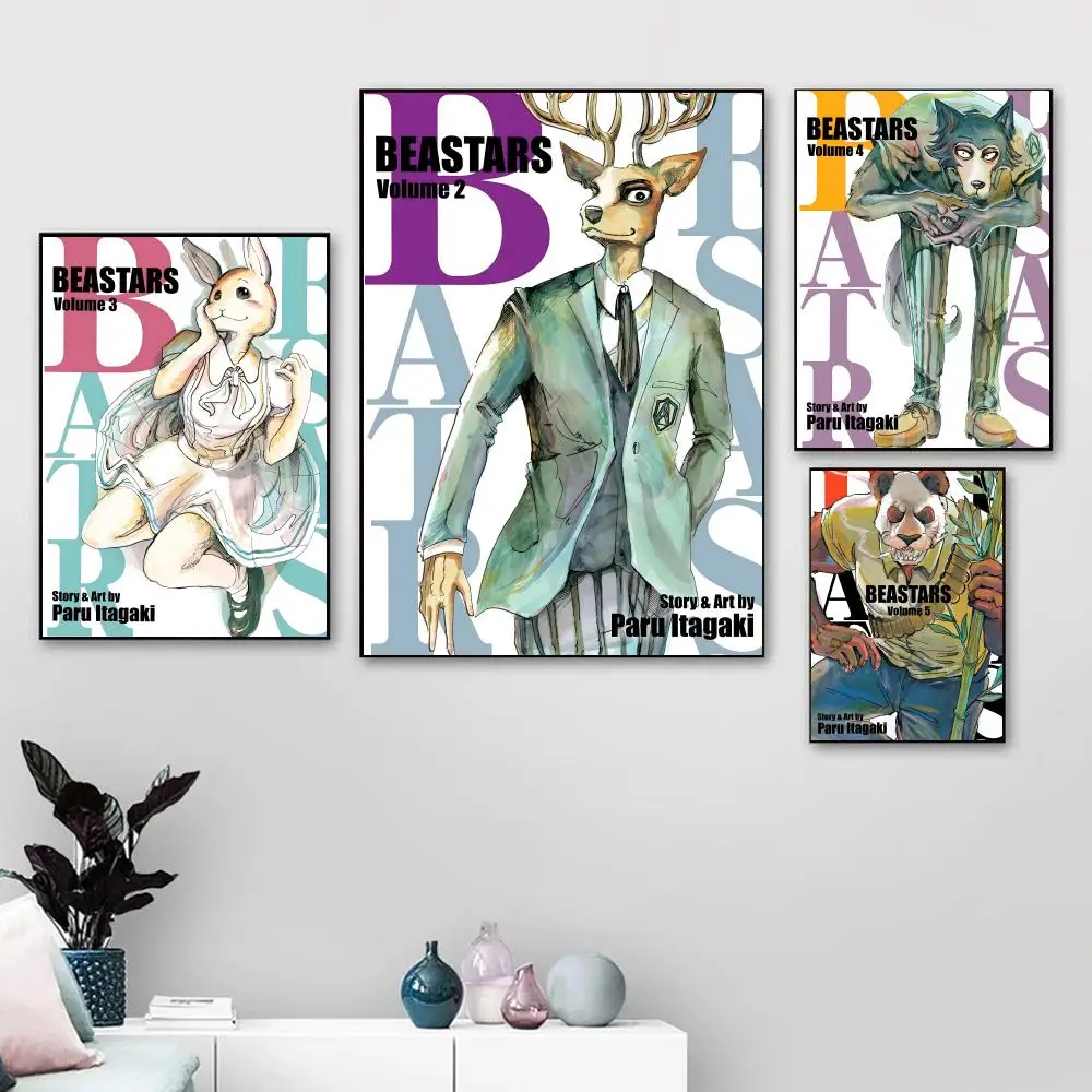 Japanese Anime B-Beastars Poster Living Room Bedroom Canvas Wall Art Print Mural Home Decor Gift Unframed Decoration
