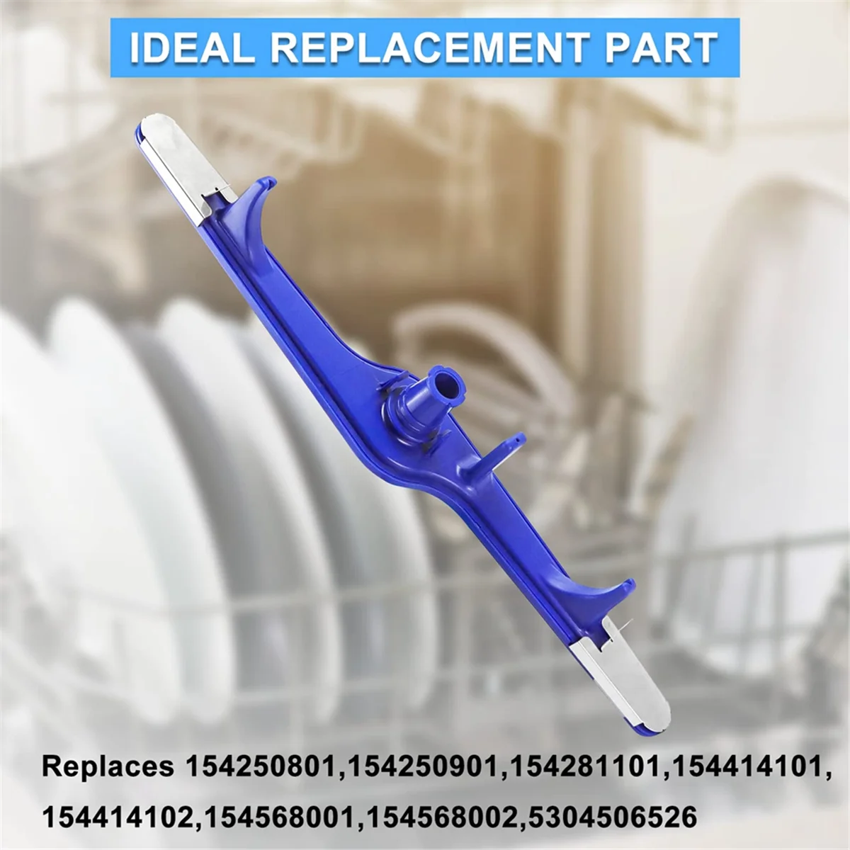 แขนฉีด5304517203สำหรับล้างจาน frigidaire และ kenmore แทนที่154568002 154414101 154568001