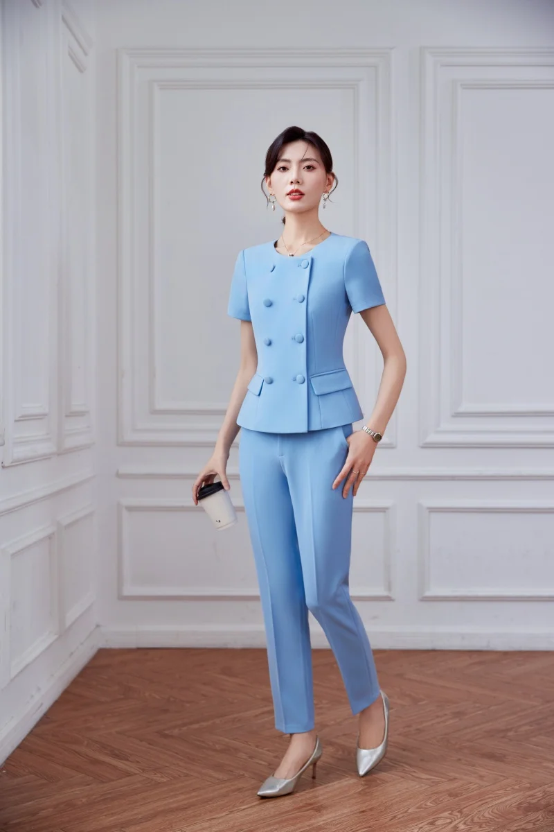 

AIyssa: Модный профессиональный женский костюм (брюки + пиджак) высокого качества, новинка сезона весна-лето 2026