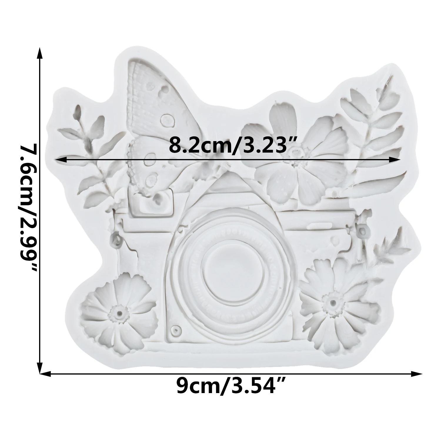 Camera Silicone Molds Fondant Cake Decorating Tools Cupcake Topper Chocolate Candy Sugar Craft Gum Paste Polymer Clay