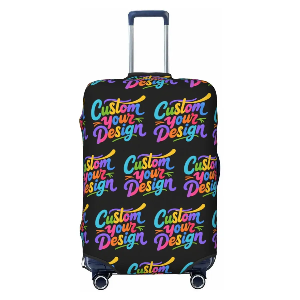 

Custom Custom Your Photo Logo Text Luggage Cover Elastic Personalized Image Travel Suitcase Protective Covers Fits 18-32 Inch