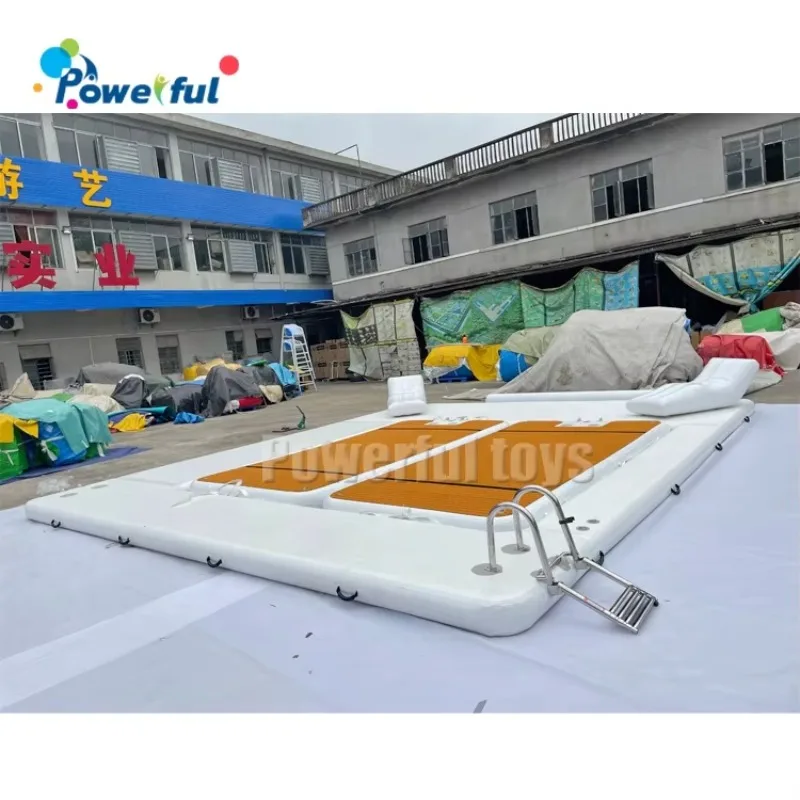 Hot Sale Inflatable Floating Ocean Sea Yacht Swimming Pool Inflatable Sea Pool With Net Inflatable Swimming Pool