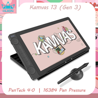 Huion Tablet Kamvas 13 (Gen 3) Graphics Tablets Monitor 16K Levels Pressure 13.3 Inch Screen Drawing Display PenTech 4.0 Stylus