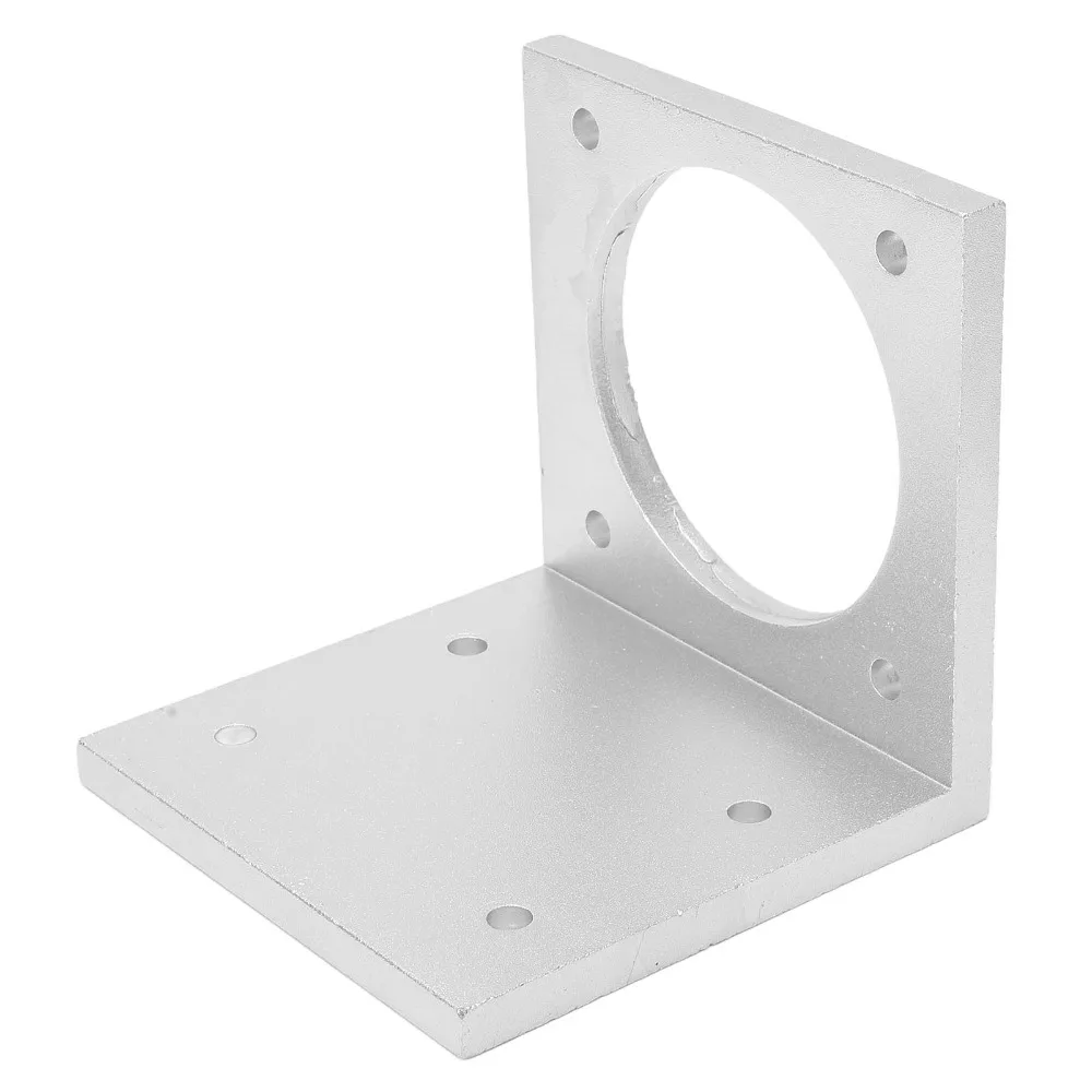 High Strength Aluminum Alloy Stepper Motor Bracket L Shape Design 86 Motor Frame Motor Mounting Bracket Corrosion Resistant