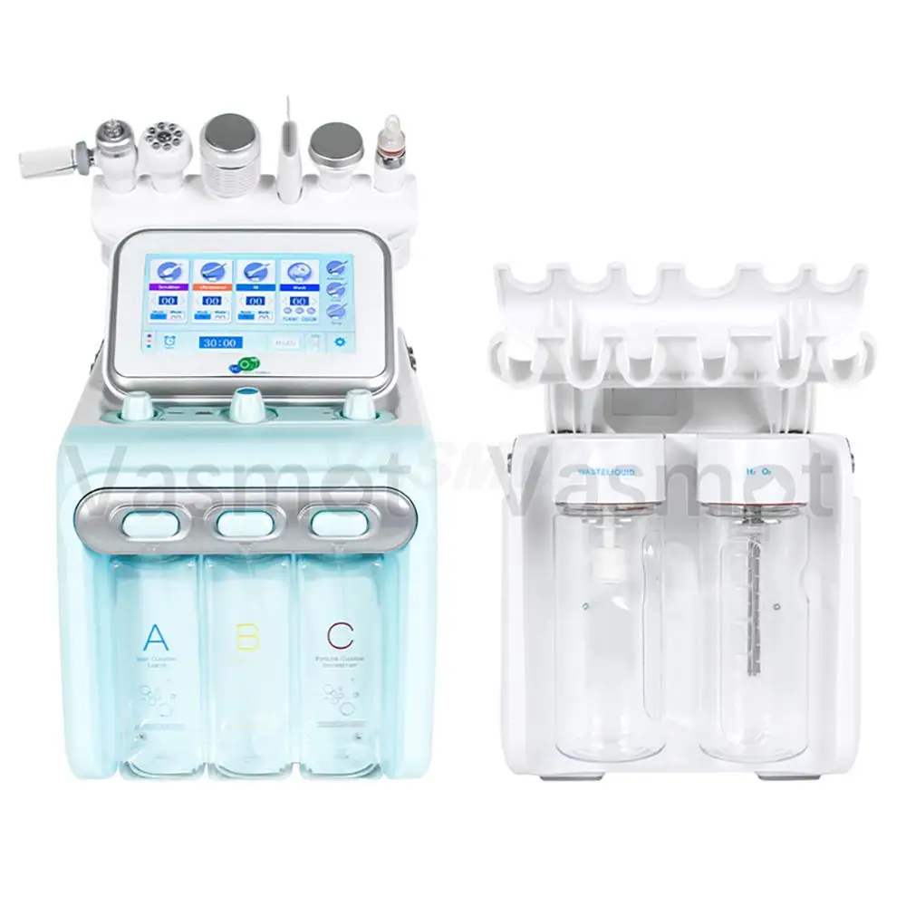 Hydrogen Oxygen Facial Machine Deep Cleansing RF Lifting Tightening Blackhead Removal Skin Care Water Dermabrasion Beauty Device